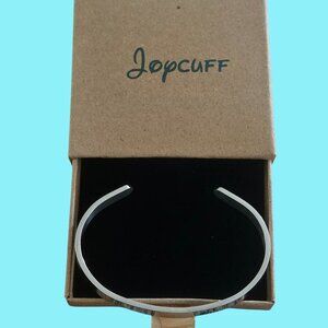 Joycuff Stainless Steel Cuff Bracelet - 'Friends Are The Family We Choose'